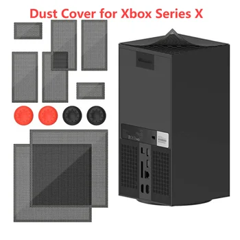 1/2 Комплект, калъф за пылезащитного филтър за игралната конзола Xbox Series X, Пылезащитная окото-часова, Защитни Аксесоари за грязевого филтър