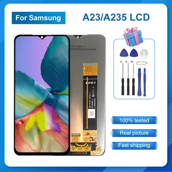 1бр 6,6-инчов дисплей A235 за Samsung Galaxy в а23 4G LCD Сензорен екран дигитайзер A235F в събирането Безплатна доставка с инструменти