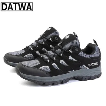 2024 Мъжки спортни обувки Datwa, Градинска туризъм обувки за риболов, Дишаща туризъм обувки Плюс нескользящая износостойкая обувки за риболов