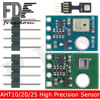 AHT10 AHT20 AHT25 точност ръководят цифров датчик за температура и влажност за измерване на I2C комуникация Заменя DHT11 SHT20