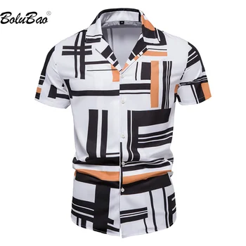 BOLUBAO 2023, Градинска ежедневни риза за мъжете, Цветова гама, Дишаща плетена вълнена жилетка, Къс ръкав, Висококачествен Дизайн, Разпродажба на Блузи за мъже