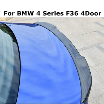 CS Style За BMW F36 4 Серии 4-Врати Купета 2014 - UP 420i 420d 428i 435i Автомобилен Стайлинг От Настоящето Въглеродни влакна/Изкован Спойлер от въглеродни влакна