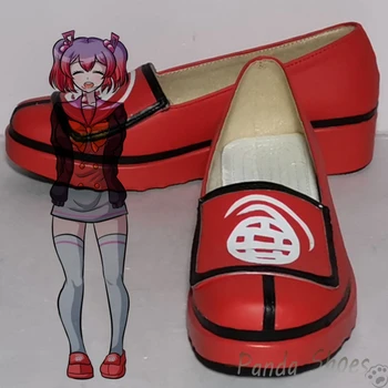 Danganronpa Otonokoji Kanade Обувки за Cosplay Аниме Игра, Защото Червените Ботуши, Dangan Ronpa, Подпори за Cosplay, Обувки за Хелоуин