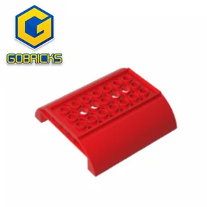 Gobricks GDS-90067 Наклонение, извити 8 x 8 x 2 Обърнати Двойна съвместими с lego 54091 Строителни блокове на детски играчки, подаръци