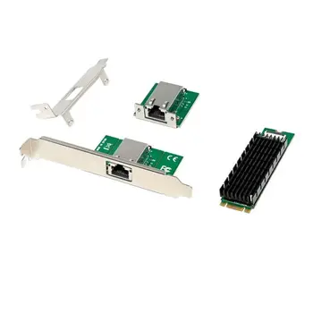 M. 2-10 Гигабитная карта Ethernet B + M ключова електрически порт 10 gbps AQC107 чип промишлен сървър за управление с мрежова карта