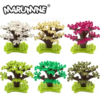 MARUMINE MOC Класически тухли, комплекти дървета, Строителни блокове, натурална и технологична идея, строителна модел, съвместими играчки за детски подарък
