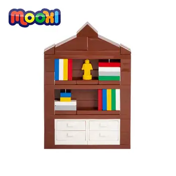 MOOXI Home Furniture Модел на библиотеката за кабинет НАПРАВИ си САМ