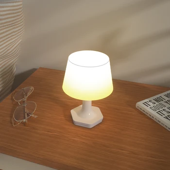 USB Диммируемая Настолна Лампа Топло/Натурален/Студено Бяло 3 Цвята Нощна Лампа DC5V Настолна Лампа За Четене С Дистанционно Управление, лека нощ