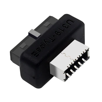 USB3.0 Конвертор 19P/20P в дънната платка Type E, адаптер за свързване на лаптоп със скорост 10 gbps