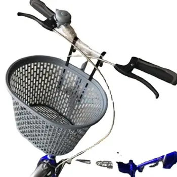 Велосипедна кошница на преден кормилото 30,5x24,5x20,5 см, здрав аксесоар с куки