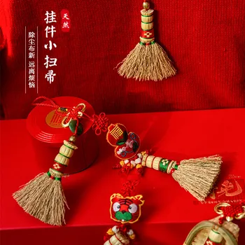 Висулка във формата на метли за китайската Нова година, на фестивала на драконовите лодки, сватба, нов дом, декорация във формата на метли, аксесоари за дома decoracion