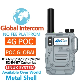 Глобалната интеркомная 4G мрежа PoC Интернет, двустранно радио, МИНИ-Sim-карта, преносима радиостанция, обхват 5000 км, на пара (без дънна платка) е Платформа за вътрешна връзка