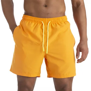Европейските и американските мъжки плажни панталони, водоустойчив двуслойни спортни панталони, мъжки спортни шорти на открито, обикновена ежедневни панталони