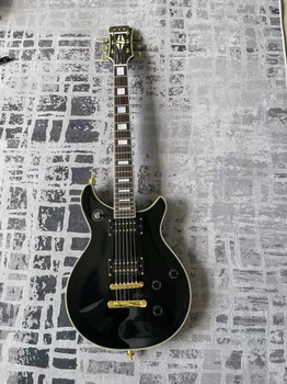 Електрическа китара Black Колибри, висококачествен звукосниматель, нефритовая низ бутон, гаранцията на за качество, доставката у дома