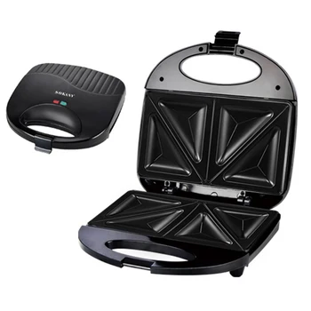 Електрическа печка за закуска SK115 за домашна употреба, тостер за приготвяне на сандвичи, Антипригарная и лесна за оформяне