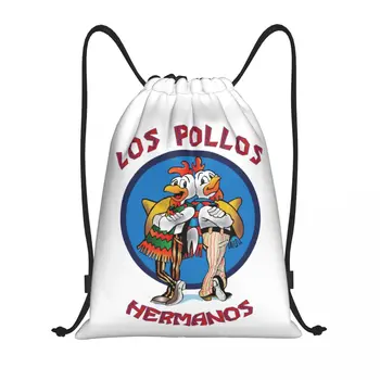 Забавен Раница Los Pollos Hermanos на съвсем малък, за Жени И За Мъже, Спортен раница за Фитнес, Преносима Тренировочная чанта Breaking Bad, чанта