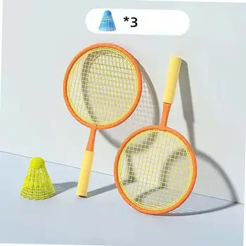 Комплект за бадминтон за деца, удобна дръжка, тенис ракета за юноши и девойки, екипировка за спорт