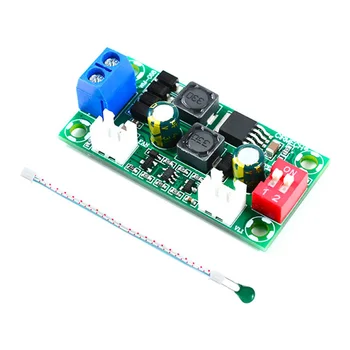 Модул за контрол на температурата DC12V 24V Електронен Термостат, регулатор на скоростта на вентилатора, Такса за контрол на температурата