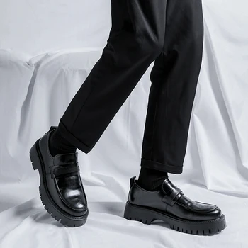 Мъжки Ежедневни Лоферы, Удобни Обувки за Мъже, 2023 Летни Мъжки Маратонки, Мъжки Бизнес Кожени Обувки, Мокасини, Дишащи Обувки