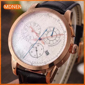 Мъжки часовник MDNEN 904l Автоматични механични часовници е от неръждаема стомана 42 мм-jl