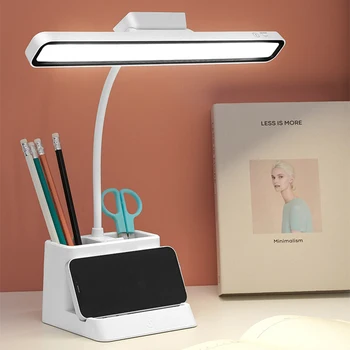 Настолна лампа с led USB Батерия, Настолна лампа с Плавно Затъмняване, Подвесная Магнитна Нощна лампа за Спални, Настолни лампи за четене