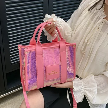 Нова мода ретро чанта, Дизайнерски шикозна дамска чанта с Голям капацитет 2023, универсална чанта-месинджър с едно рамо, чанта-тоут