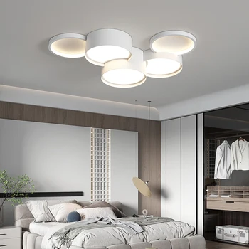 Нови и модерни led полилей за всекидневната, атмосферни модерни лампи от висок клас, спалня, трапезария, таван полилей в скандинавски стил