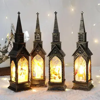 Осветите Църковен Декор Светящимся Орнаменти, Светлини, захранван с батерии, Аксесоари за Коледното парти, Батарейные свещи За деца