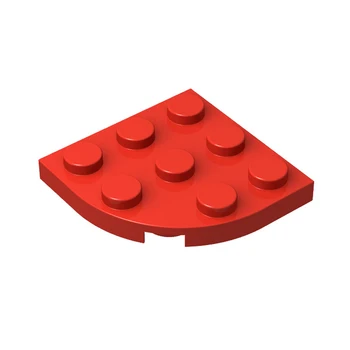 Плоча 3X3, 1/4 кръг и ъгли, съвместима с 30357 градивните елементи, играчки, аксесоари