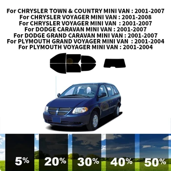 Предварително Обработена нанокерамика за кола, комплект за UV-оцветяването на Прозорци, Автомобили фолио За прозорци За МИНИ-ван DODGE CARAVAN 2001-2007