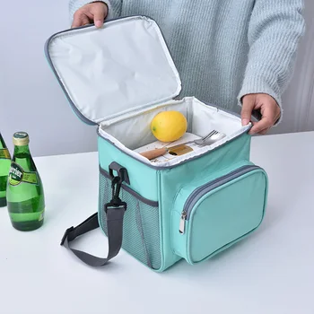 Преносима чанта за пикник, Термоизолированный Обяд-бокс, чанта-хладилник, Водоустойчива раница, чанта за Bento, чанти за съхранение на училищни продукти