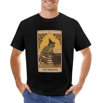 Тениска с изображение на Магьосник - Жаби Таро, графична тениска, мъжки дрехи