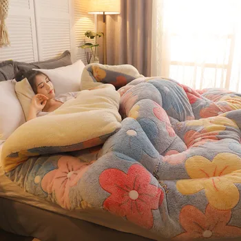 Удобни И меки Одеяла Висококачествен Цветен Стил, Утолщенное пуховое одеяло, много топло Одеяло, 11 стилове За избор, домашни Спално бельо, завивки