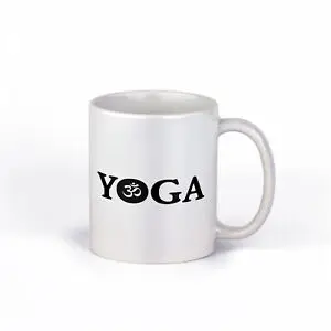 Чаша за йога Ом Аум Ти, керамични кафеена чаша за йога, кафеена чаша с тегло 11 грама