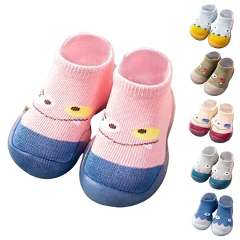 Чорапи за деца, Меки обувки с анимационни модел, предназначена за 18 месеца, Обувки за момичета, съответстваща на дрехи за момчета, Размери за бебета и момчета
