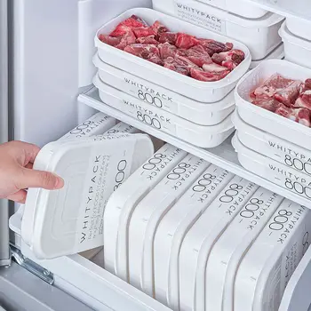 Японска кутия За Опаковане на замразени меса с Кухненски хладилник За съхранение на пресни продукти Запечатани кутия за съхранение С Градуированным Изтичане Уплотнителем